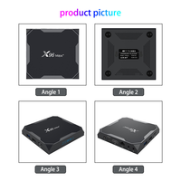 Boîtier TV HD 8K Quad Core HDR10+ AV1 VP9 Lecteur multimédia en streaming API Réseaux neuronaux AirPlay DLNA WiFi double bande Gigabit Ethernet