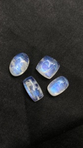 Certified Mix Lot Of Natural <b>Rainbow</b> Fire Moonstone Mix Shape Cabochons Stones Loose Gemstones 22.51 Carats For Jewelry - Product Image 6