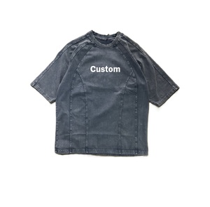 T-shirt Homme Col Rond 100% Coton 280-300 GSM, Coupe Ample, Logo Personnalisé, Écologique et Respirant de Haute Qualité - Product Image 2