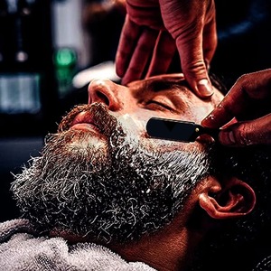 Top Selling Professional Barber <b>Swing</b> Lock Razor High Quality Stainless Steel Cut Throat Shavette Six Blade Face Shaving Groom - Product Image 5