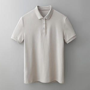 T-shirt homme en Spandex/Coton, coupe classique, avec poche, manches courtes, anti-plis, haute qualité, direct usine - Product Image 3
