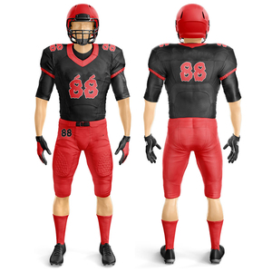 Conjunto de Uniforme de Fútbol Americano Personalizado, Jersey y Pantalones Sublimados, Ropa Deportiva Transpirable de Poliéster, Uniforme Sublimado - Product Image 1