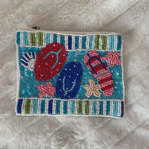 Sac bandoulière classique pour femme, écologique, léger, orné de perles, avec chaînes, bouton, broderie, motif dessin animé fait main et lettrage en relief - Product Image 2