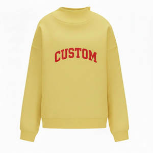 Sudadera con Capucha para Mujer, Diseño Personalizado con Logotipo y Letras Aplicadas, Estilo Holgado, Ecológica, de Manga Larga, para Otoño, Fabricada en Pakistán - Product Image 4
