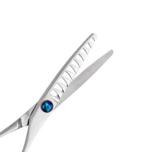 Ciseaux professionnels en acier inoxydable pour la texture des cheveux, ciseaux à effiler, outil de coiffure pour salon et barbier, vente en gros - Product Image 4