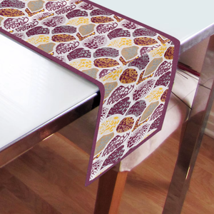 100% Cotton Simple Printed Custom <b>Table</b> <b>Runner</b> Premium Quality Fabric Waterproof Washable Eco-Friendly Home Hotel Restaurant - Product Image 3