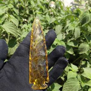 Punta de Flecha de Cristal de Citrino Ecológica al por Mayor, de 6 Pulgadas, Hecha a Mano, Coleccionable de Gujarat - Product Image 2