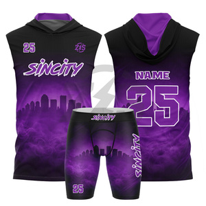 Uniforme de Compresión con Capucha para Fútbol Americano, Diseño Personalizado, Transpirable, de Poliéster y Spandex, para Niños - Product Image 2