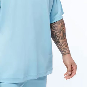 เสื้อยืดโอเวอร์ไซส์ผู้ชาย ลายพิมพ์ ผ้าฝ้าย 100% แห้งเร็ว ดีไซน์ล่าสุด สวมใส่สบาย ทรงหลวม - Product Image 5