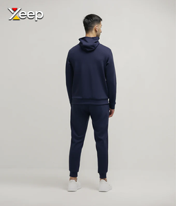 Sudadera con Capucha Personalizada XEEP para Hombre, Diseño Casual con Estampado Frontal, Corte Regular, Transpirable, de Secado Rápido, con Bolsillo, Servicio OEM - Product Image 3