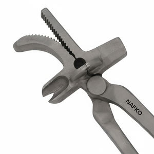 Pinza de Herrador Veterinaria Profesional Reutilizable de Alta Resistencia con Mandíbula Baja Curva para Diagnóstico y Cuidado de Pezuñas de Caballos Deportivos - Product Image 1