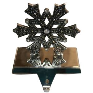 Colgador de Navidad para Calcetines con Diseño Clásico de Reno en Acero Inoxidable Plateado, para Chimenea, Decoración Navideña - Product Image 6