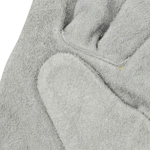 Durable Outdoor Work <b>Gloves</b> Gray Orange Cotton Polyester Casual Style Four Seasons Use Leather <b>Gloves</b> For <b>Man</b> - Product Image 6