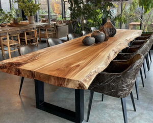 Chaises de salle à manger en gros, tables et chaises de restaurant en bois naturel, ensemble moderne de table et chaises en bois massif - Product Image 4