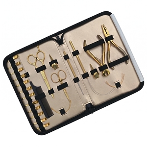 Kit d'outils professionnels pour extensions capillaires : Pince à micro-perles, outil de tirage à boucle, ciseaux de barbier, ensemble de doigts de séparation - Product Image 6