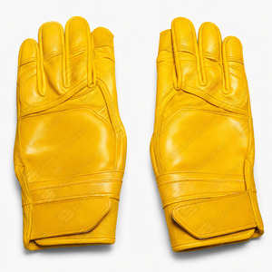 OEM ODM Adult Custom <b>Logo</b> Durable Leather Spandex/Polyester Baseball Batting Gloves Professional Ambidextrous Lightweight - Product Image 3