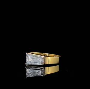 Anillo de Diamante Cultivado en Laboratorio con Corte Esmeralda de Lujo – Joyería de Diamantes Moderna en Oro - Product Image 2