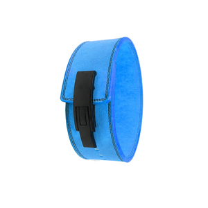 Ceinture de sécurité de musculation personnalisable de haute qualité avec logo, en cuir de vachette, boucle métallique, pour soulevé de terre, squat, poids, antidérapante - Product Image 3