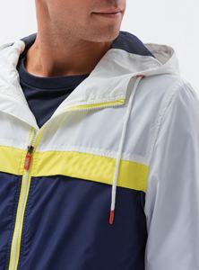 Chaqueta Cortavientos de Nuevo Diseño Personalizada con Mangas Largas y Cremallera, Chaqueta de Poliéster para Hombre de Talla Grande con Forro de Satén - Product Image 6