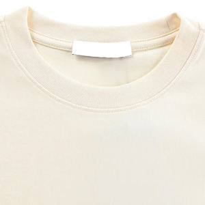 Camiseta de Manga Corta para Mujer y Niña, 300 Gramos, 100% Algodón Jersey, Corte Holgado, Hombros Caídos, Color Liso, Personalizable con Logotipo, Venta al Por Mayor - Product Image 6