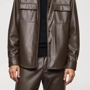 Hot Sale Leather Pants With Customization Logo and Printing OEM Good Quality Breathable Cowhide Leather Pants - Product Image 5