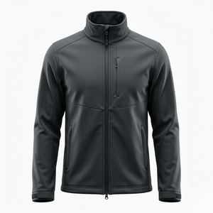 Veste softshell coupe-vent de haute qualité pour homme, nouvelle conception, manches longues, doudoune, vente en gros - Product Image 1