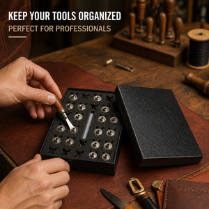 Top Quality <b>Leather</b> Craft Storage Box Multi Compartment <b>Tool</b> Organizer | Durable Portable Case | India 2026 Export Product <b>Tools</b> - Product Image 4