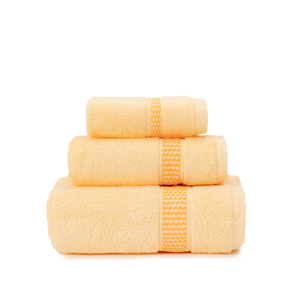 Ensemble de 3 serviettes en coton doux, serviette de bain absorbante avec serviette pour le visage et les mains, style uni, doux pour la peau, pour un usage domestique, cadeau - Product Image 3