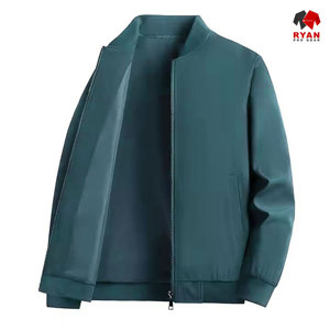 Ryan เสื้อแจ็กเก็ตมีซิปสำหรับผู้ชายเสื้อแจ็คเก็ตผ้านิ่มดีไซน์ตามสั่งพร้อมโลโก้ออกแบบได้ตามต้องการ - Product Image 2