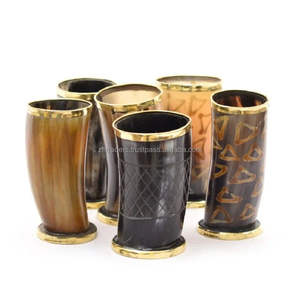 Jarra de Cuerno de Búfalo Pulido Real, Resistente al Agua, Hecha a Mano, para Cerveza, Hidromiel y Regalos de Celebración - Product Image 4