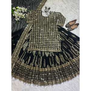 Designer Fancy Style Lehenga avec Top pour Party Favors - Product Image 2