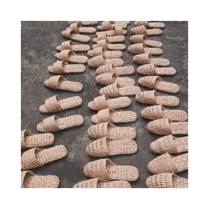 Sandales écologiques en jacinthe d'eau, à bout ouvert, faites à la main, pour une utilisation intérieure et extérieure - Product Image 6