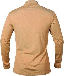 Men Sports Long Sleeve Shirts Half Zip up Sweatshirt Fitness Jogging Tops Breathable Training Compression Running T Shirts - Product Image 3