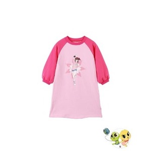 Vestido Estilo Coreano OZKIZ para Niñas, 100% Algodón, Moda Infantil al por Mayor para 2-6 Años, Primavera/Otoño - Product Image 1