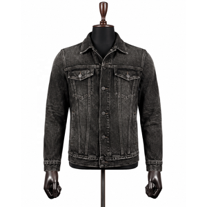 Chaqueta Vaquera Vintage para Hombre, Corte Regular, Cierre de Botones, Bordes Deshilachados, Lavado Ácido, Lavado a la Piedra, 100% Algodón Orgánico, Secado Rápido, Transpirable - Product Image 6