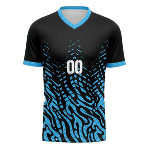 Sublimation Print Men's Soccer Jersey Short Sleeve Plus Size High Quality Breathable Retro Football Team Shirt for sale - Product Image 1