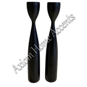 Axiom Home Accents Juego de portavelas de metal antiguo Soportes cónicos hechos a mano para mesa de comedor Decoración del hogar de inspiración vintage - Product Image 4