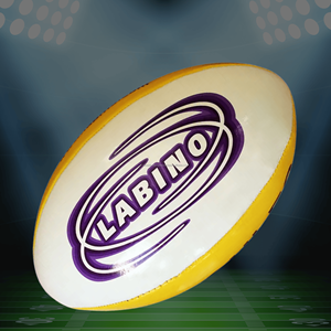 100% Balones de Rugby de PVC impresos personalizados Diseño a medida Globos de Rugby promocionales Promociones de Rugby - Product Image 6