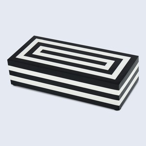 Elegant Bone Inlay Jewelry Case Handmade Organizer for Precious Accessories - Product Image 1