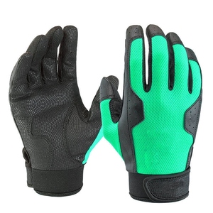 Multicolor Floral Batting Gloves With Breathable Mesh <b>Hook</b> And Loop Closure Unisex Adult Training Gloves - Product Image 1