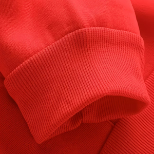 Sudadera con Capucha Roja para Hombre, Diseño 2026, Tejida, Color Sólido, Estilo Casual, Manga Larga - Product Image 5