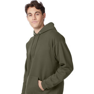 Sweat-shirt à capuche en coton doux pour homme, couleur rouge vin, style décontracté, mode streetwear - Product Image 3