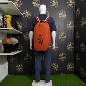 Bolsa de Lona Naranja Personalizada con Cierre de Cremallera, Bolsa Deportiva de Viaje, Impermeable, Gran Capacidad, Compartimento para Zapatos, Duradera y Portátil - Product Image 5