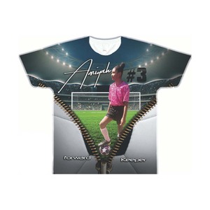 Camiseta de Hombre Personalizada con Logotipo Frontal Impreso, de Poliéster/Algodón Grueso, con Tela Transpirable de Secado Rápido, Corte Regular - Product Image 6