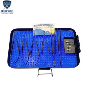 Set Profesional de Microcirugía con Portaagujas y Pinzas Micro Acland para Instrumentos Quirúrgicos Reconstructivos - Product Image 6