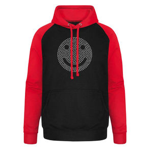 Sudadera moderna con adornos de diamantes de imitación, material cálido, estilo relajado, ideal para clima fresco y tendencias de moda. - Product Image 1