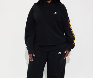 Sweat-shirts surdimensionnés personnalisés pour femmes – Mode hiver, molleton doux en coton, pull confortable et chaud, coupe ample, épaules tombantes, OEM - Product Image 4