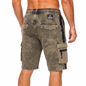 <b>Men's</b> Acid Wash Fleece <b>Shorts</b> Relaxed Fit Vintage Washed Athletic Gym Workout Casual <b>Lounge</b> <b>Shorts</b> with Side Pockets - Product Image 2