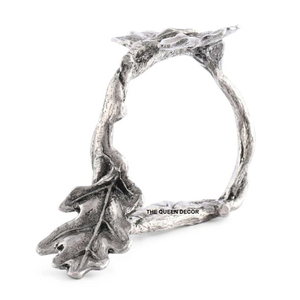 Stainless Steel Metal Shinny Polished Fancy Decorative Luxuries Design Decorative Base with Gold Branch Napkin Holder - Product Image 6