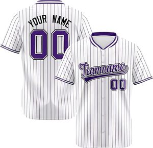 Maillots de baseball personnalisés pour hommes et femmes, grande taille, respirants, antibactériens, broderie du nom du joueur, uniformes sportifs de baseball - Product Image 1
